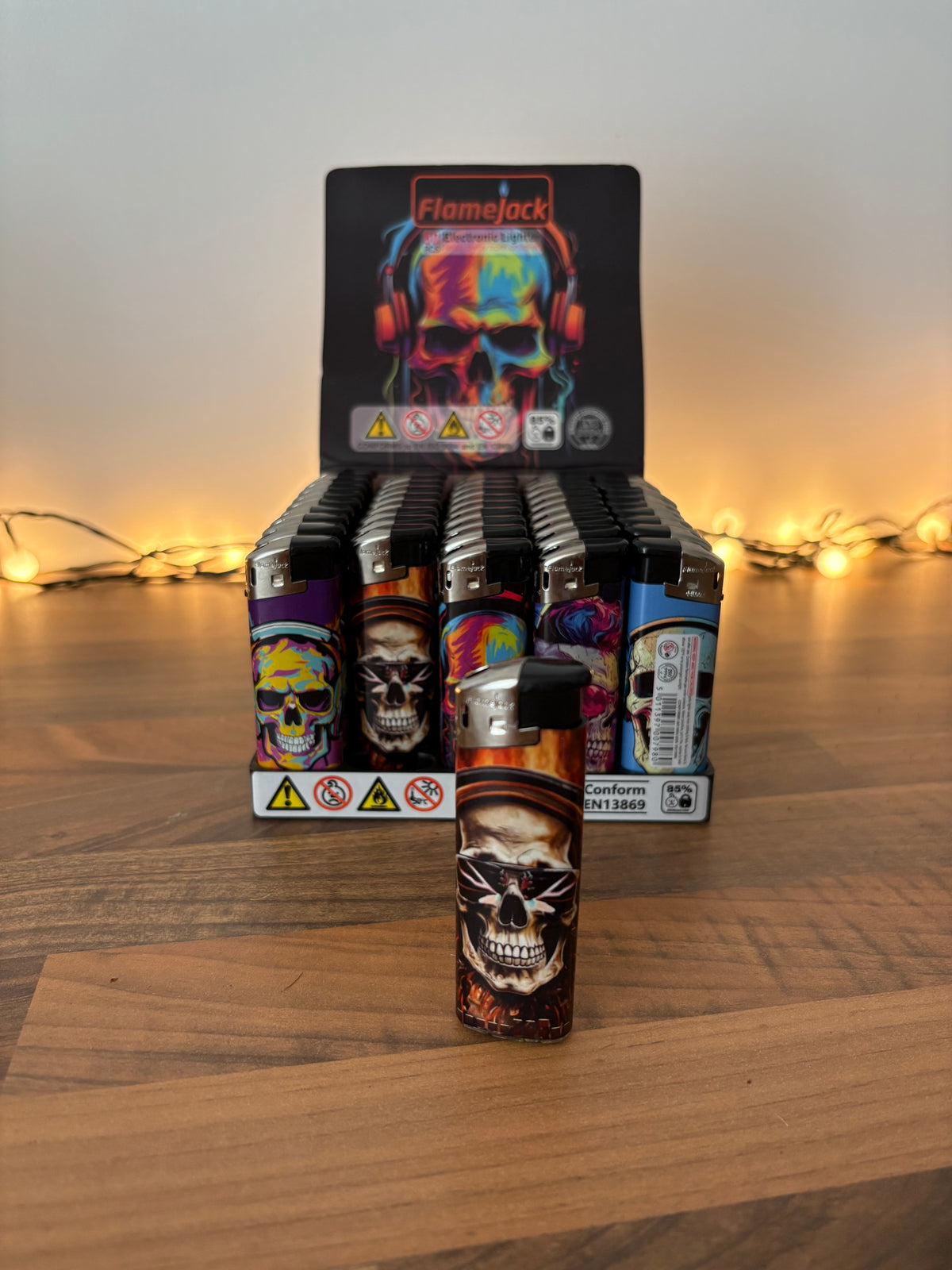 Flamejack electronic flame skull