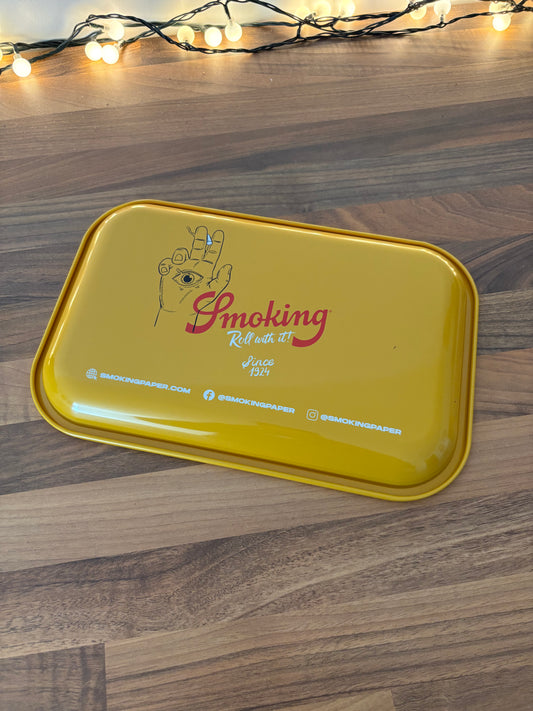 Galaxy collection yellow rolling tray