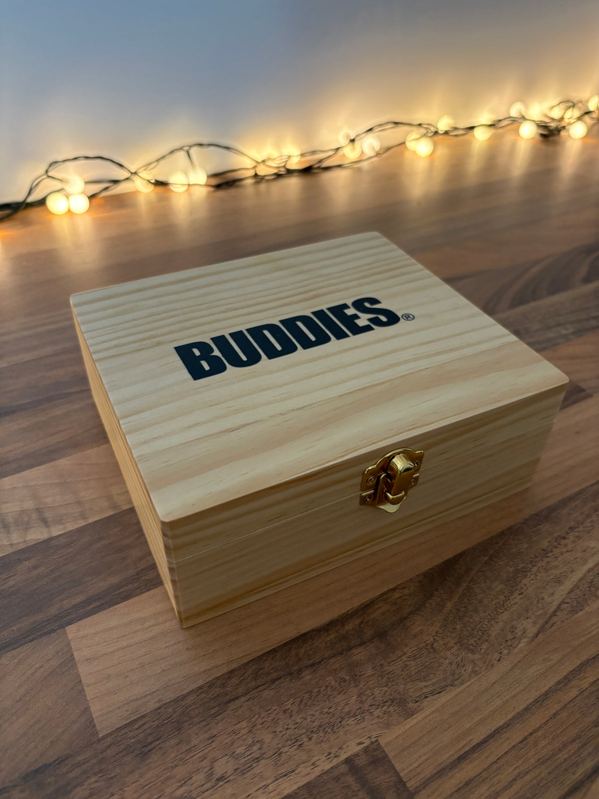 Buddies wooden stash box