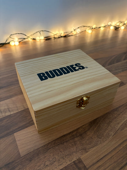 Buddies wooden stash box