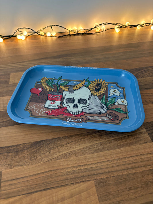 Smoking paper Skull collection tray
