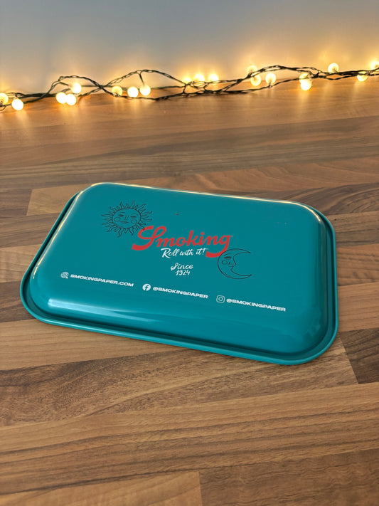 Galaxy collection blue rolling tray
