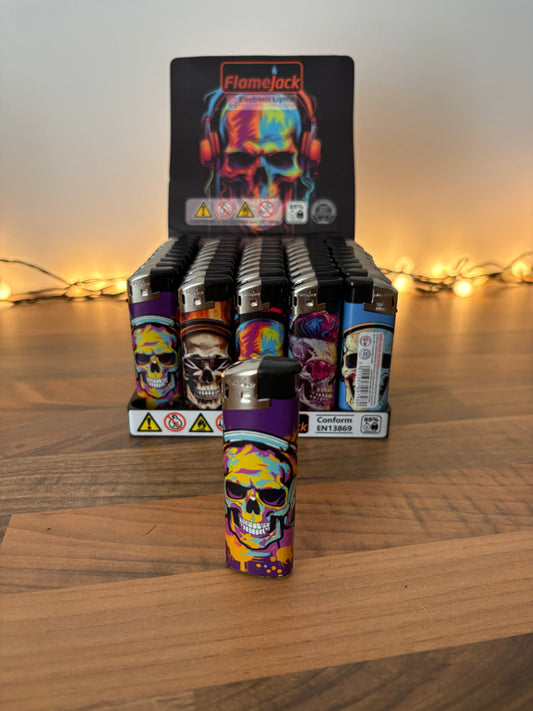Flamejack electronic purple lighter